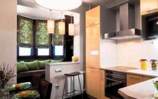 Дизайн кухні поєднаної з балконом: ідеї поєднання двох просторів